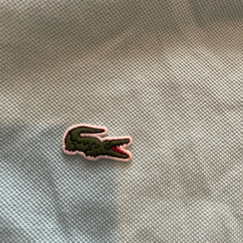 Lacoste Polo. Size 8. Turquoise